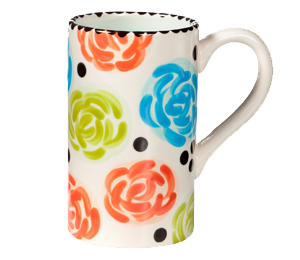 Logan Simple Floral Mug