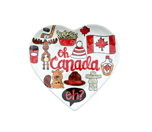 Logan Canada Heart Plate