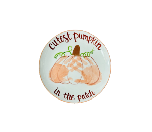 Logan Cutest Pumpkin Plate