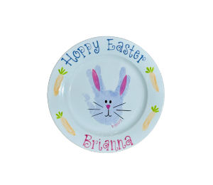 Logan Easter Bunny Plate