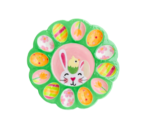 Logan Easter Sherbet Egg Plate