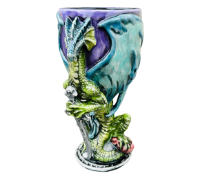 Logan Antique Dragon Goblet