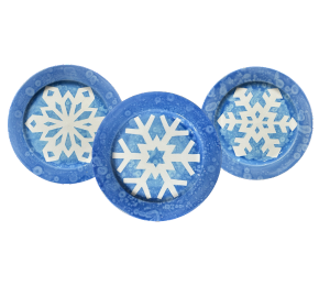 Logan Paper Snowflake Plate
